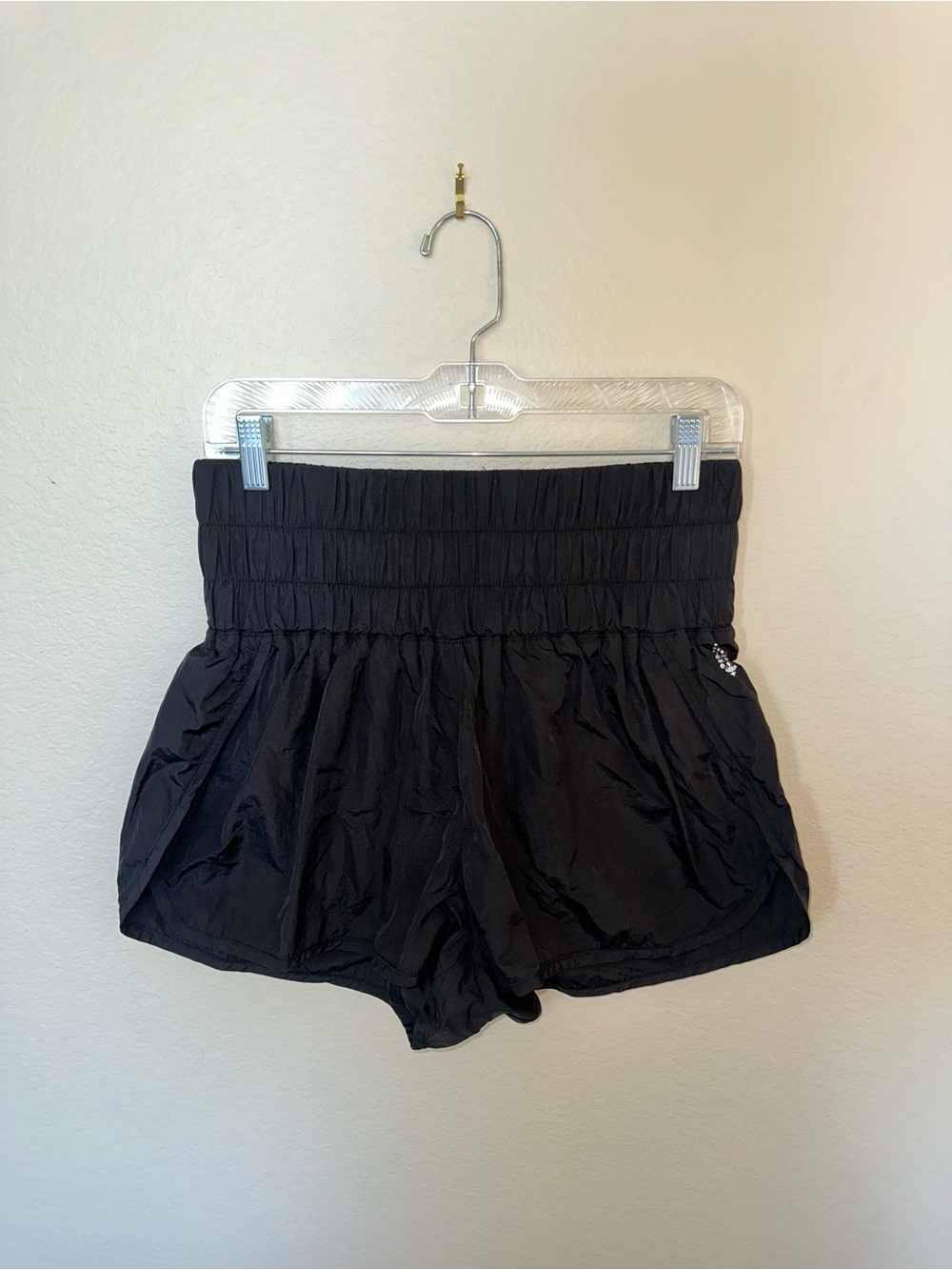 Free People Movement Black Athletic Shorts
